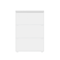 Martha Stewart Brody Clear Plastic Storage Organizer Bins W/ White Engineered Wood Lid, 3 Pack Small, 3.75in x 3in BE-PB4517-3WD-CL-WH-MS - alternate 5